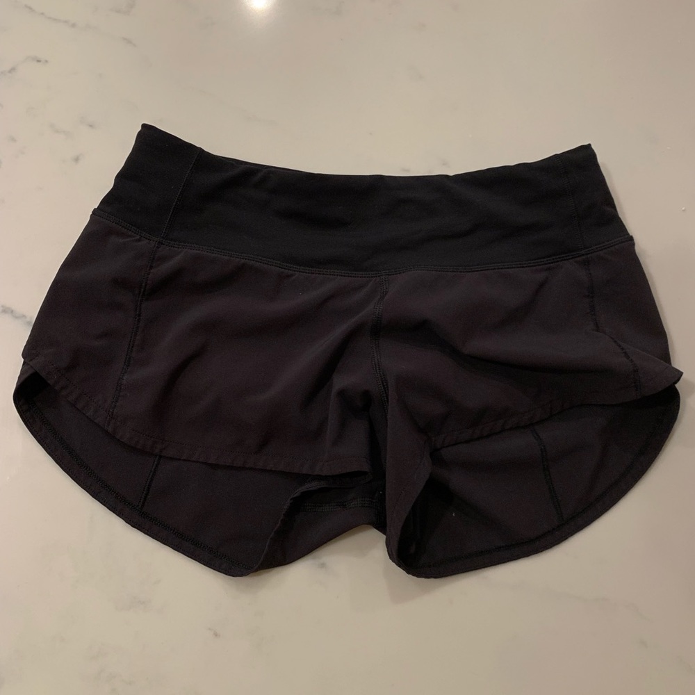 Lululemon Black Speed Up Short